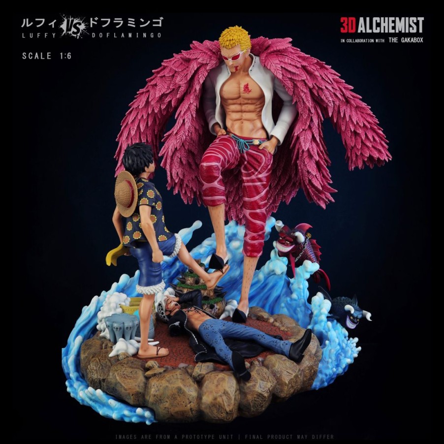 Anime Resins 3D Alchemist Studio | >Pre Order< 3D Alchemist Studio - Doflamingo Vs Luffy