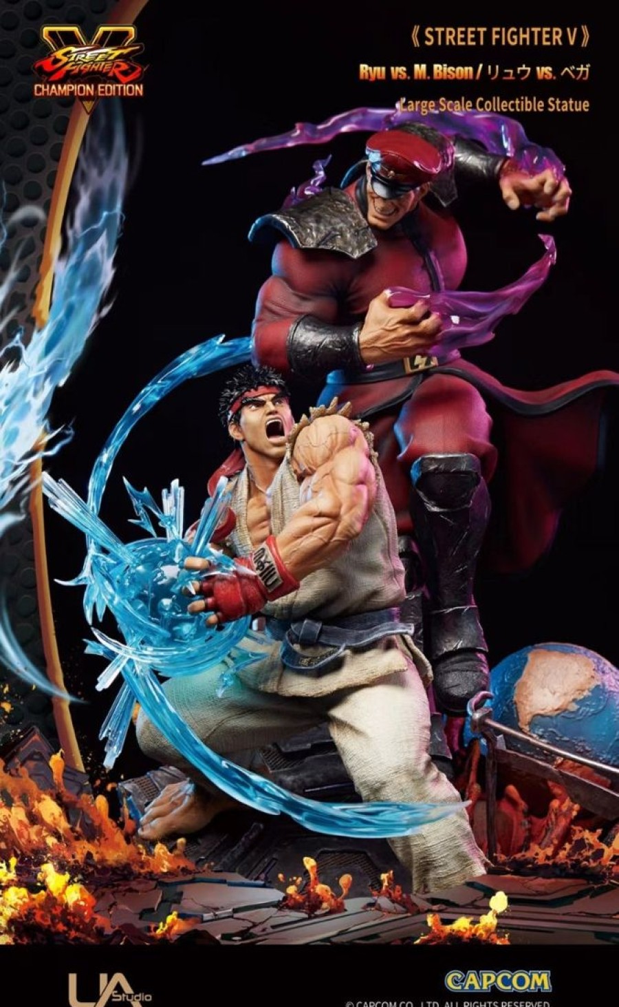 None Anime Resins Unique Art Studio | >Pre Order< Unique Art Studio - Ryu Vs M.Bison