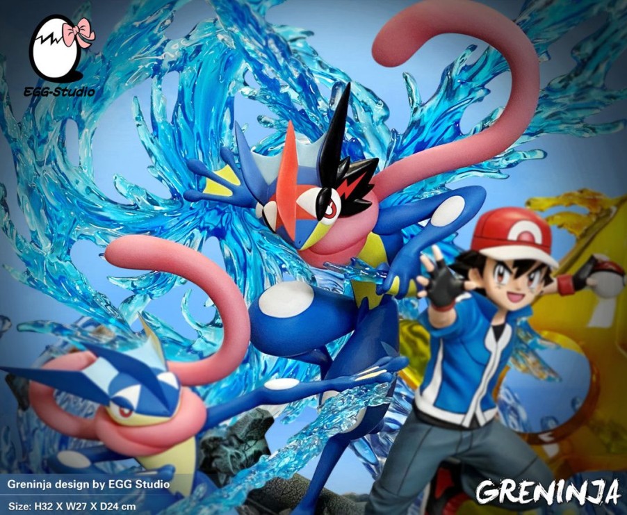 Anime Resins Egg Studio | >Pre Order< Egg Studio - Ash & Greninja