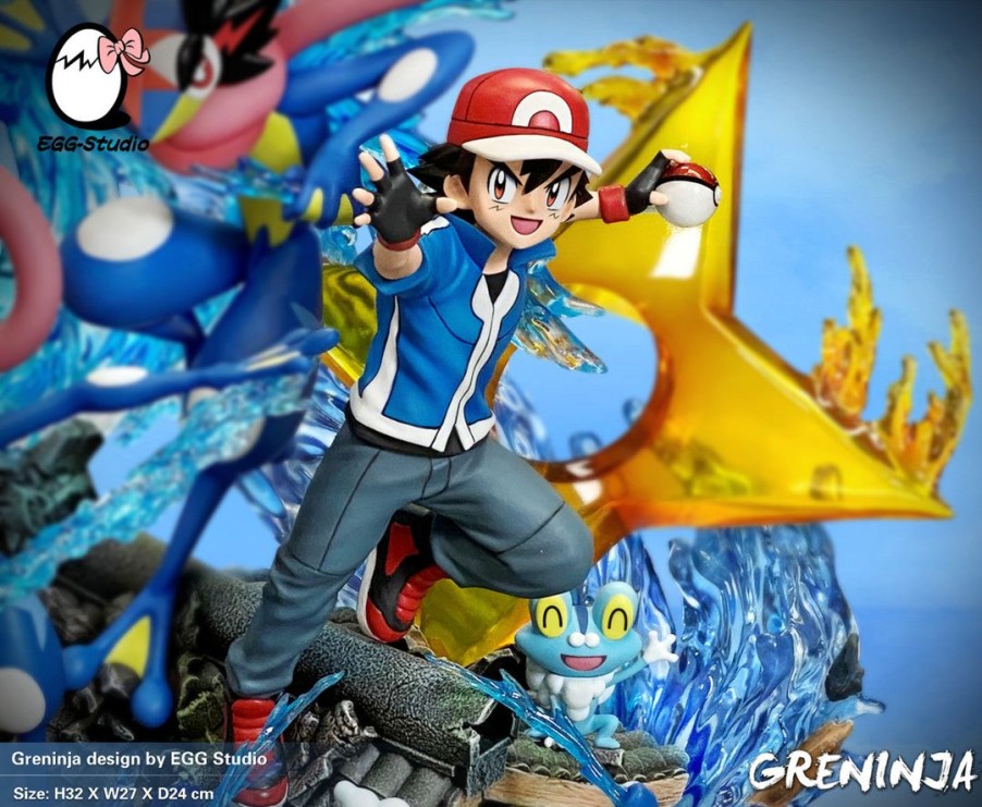 Anime Resins Egg Studio | >Pre Order< Egg Studio - Ash & Greninja