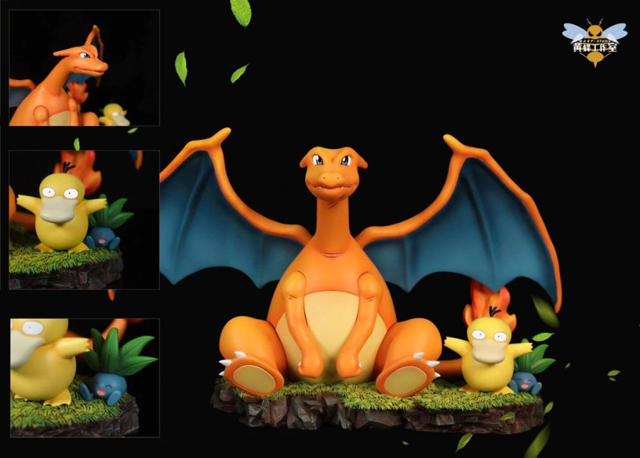 Anime Resins Wasp Studio | >Pre Order< Wasp Studio - Charizard & Psyduck