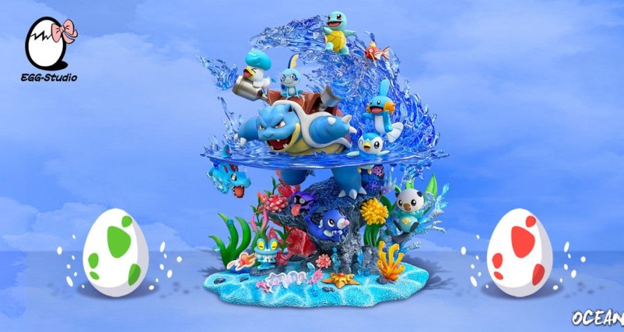 Anime Resins Egg Studio | >Pre Order< Egg Studio - Pokemon „Ocean" Team