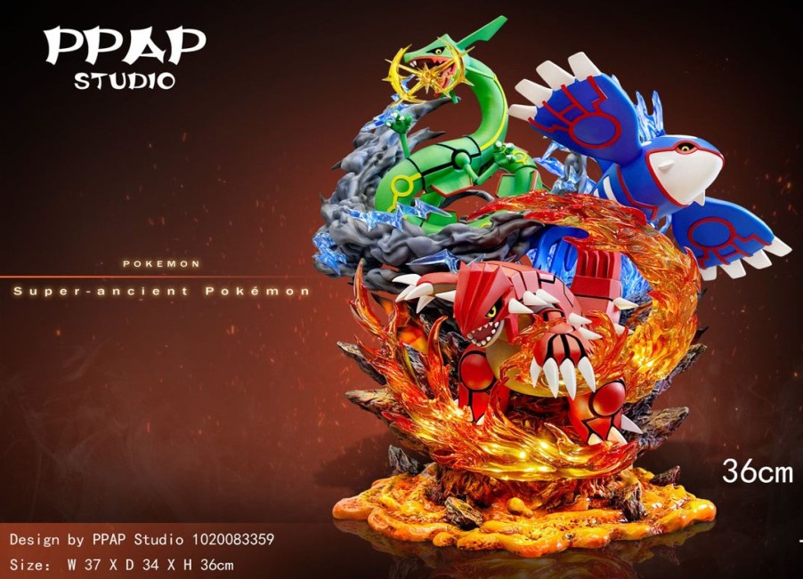 Anime Resins PPAP Studio | >Pre Order< Ppap Studio - Super Ancient Pokemon (Groudon, Kyogre & Rayquaza)