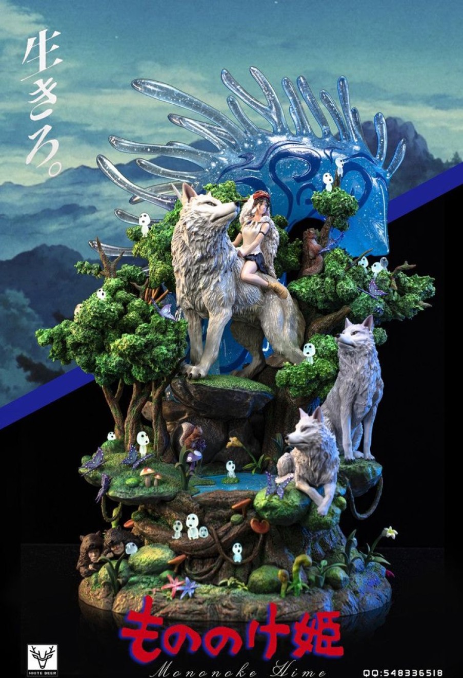 Anime Resins White Deer Studio | >Pre Order< White Deer Studio - Princess Mononoke