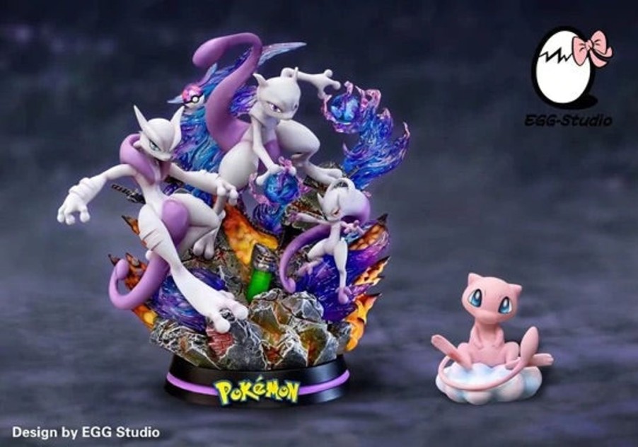 Anime Resins Egg Studio | >Pre Order< Egg Studio - Mewtwo Evolution Chain