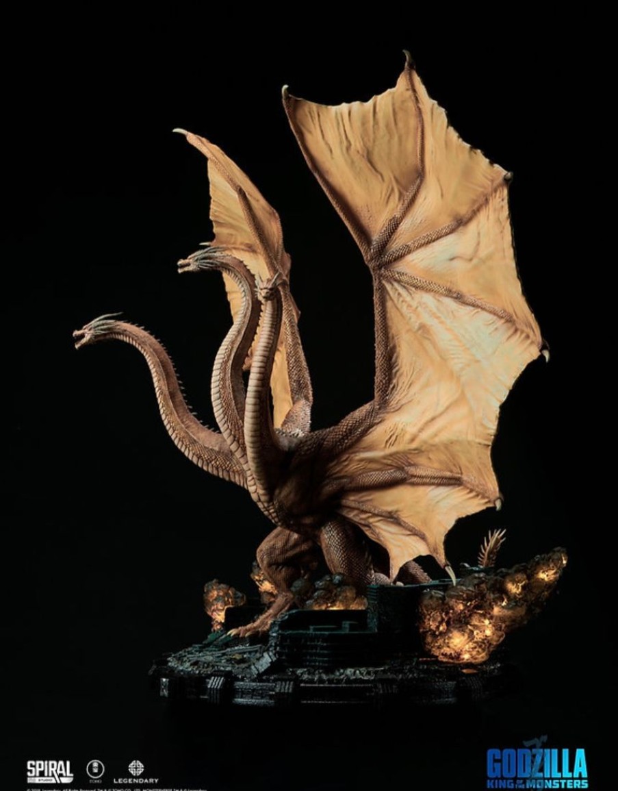 None Anime Resins Spiral Studio | >In Stock< Spiral Studio - King Ghidorah Deluxe Edition