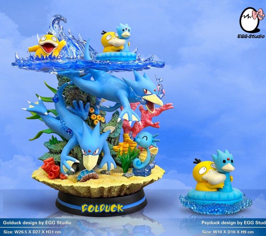 Anime Resins Egg Studio | >Pre Order< Egg Studio - Golduck Evolution