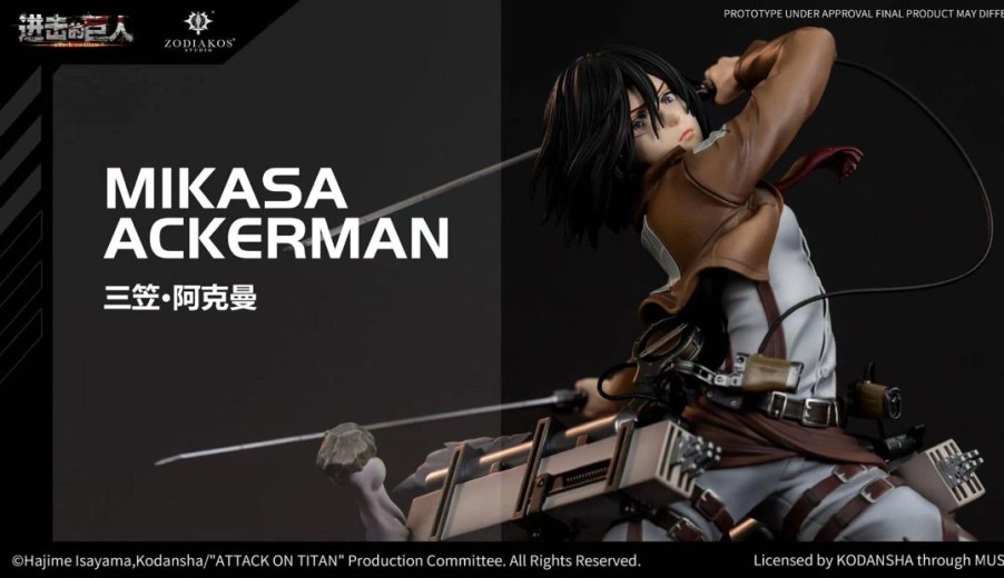 Anime Resins Zodiakos Studio | >Pre Order< Zodiakos Studio - Mikasa Ackerman