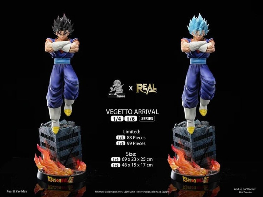 Anime Resins Yav Mey x Creation Studio | >Pre Order< Real X Yav Mey Studio - Vegetto Arrival Ex & Super Vegetto