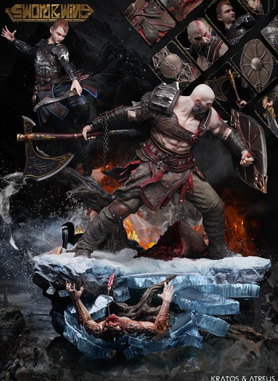 None Anime Resins Sword & Wing Studio | >Pre Order< Sword & Wing Studio - God Of War Kratos & Atreus