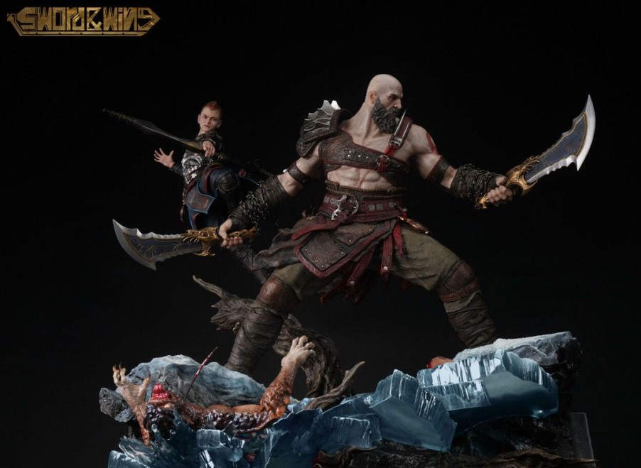 None Anime Resins Sword & Wing Studio | >Pre Order< Sword & Wing Studio - God Of War Kratos & Atreus